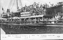 transport des troupes françaises d'Indochine 1914