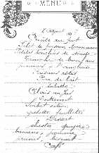 E.S.: menu du 8 avril 1907